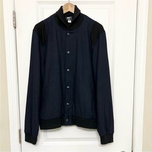 Vintage Wool Blend Bomber Jacket